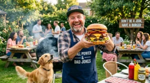 burger captions puns