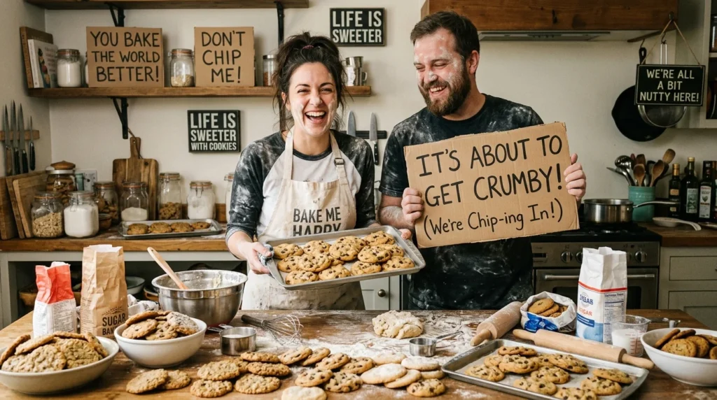 cookie caption puns