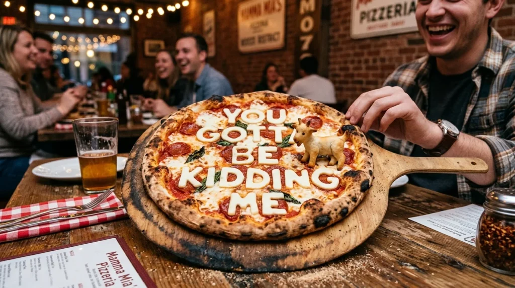 pizza captions puns