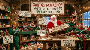 santa workshop puns