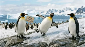 penguin caption puns